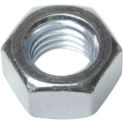 M4 GR-8.8 HEX FULL NUT BZP DIN934, Box of 2000