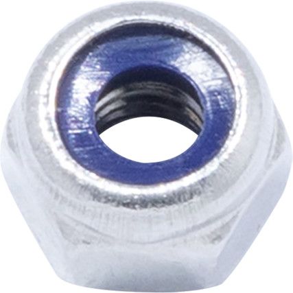 M4 A4 Stainless Steel Lock Nut, Nylon Insert, Material Grade 316