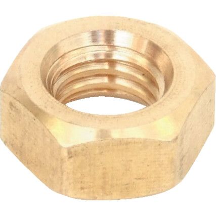 M5 Brass Hex Nut, Cu2/Cu3