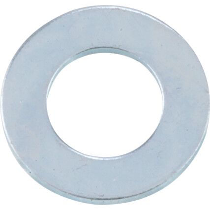 Plain Washers, M5, Steel, Zinc Plated