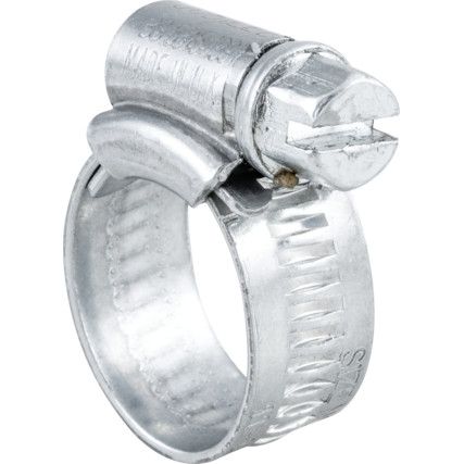 M00MS HOSE CLIP ZINC PLATED (BZP) MILD STEEL 11mm - 16mm