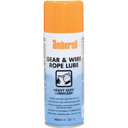 Wire Rope Lubricant, Aerosol, 400ml