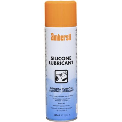 Silcone Lubricant, Aerosol, 500ml