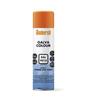 Paint Aerosol, White, 500ml