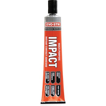 IMPACT ADHESIVE LARGE TUBE 65GM 347908 MULTI PURPOSE INSTANT CONTACT ADHESIVE