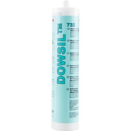 732 White Silicone Sealant 310ml