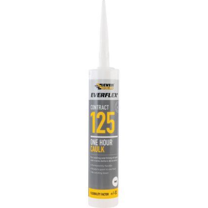 C3 125 One Hour Magnolia Caulk Sealant - 300ml