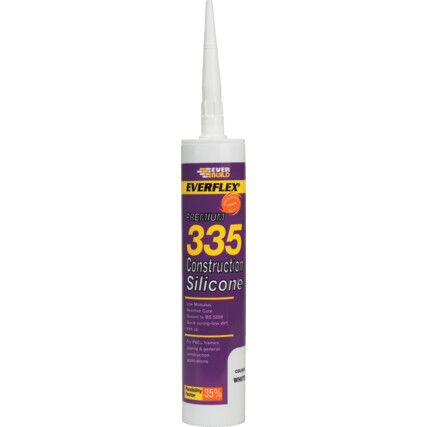 335 Construction Grey Silicone Sealant - 310ml