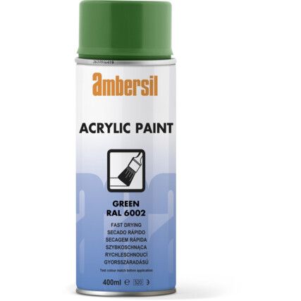 RAL6002 ACRYLIC PAINT GREEN 400ML