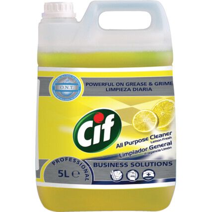 cif all-purpose cleaner lemon 5ltr