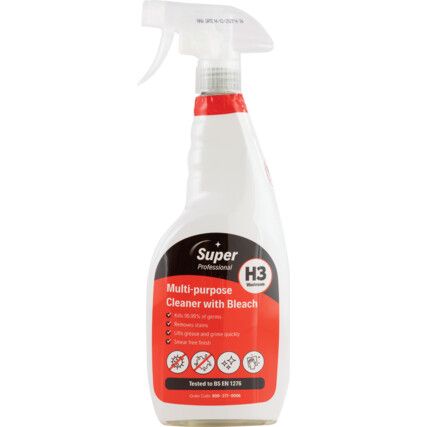 Multi Purpose Cleaner, 750ml, Spray Bottle, Ready To Use, Fragrance Free