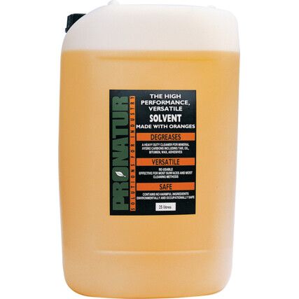 Orange Solvent, Cleaning Solvent, Solvent Based, Bottle, 25ltr