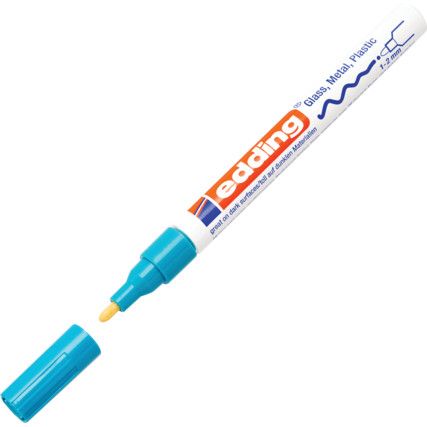 751, Paint Marker, Light Blue, Permanent, Bullet Tip, Single