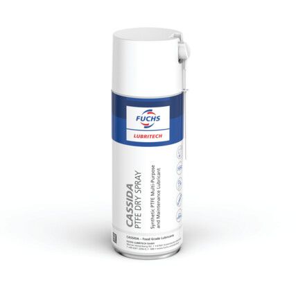 Cassida PTFE Dry, Food Safe, Aerosol Lubricant, 400ml