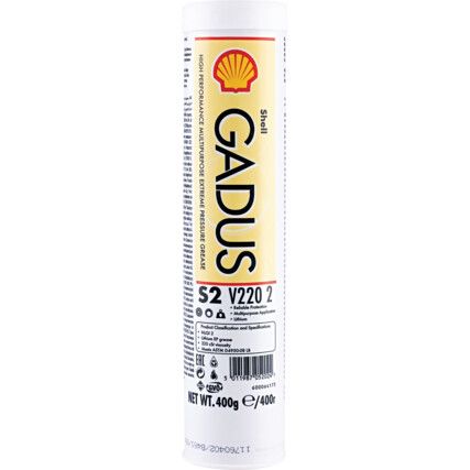 Gadus S2, V220 2, Grease, Cartridge, 400gm