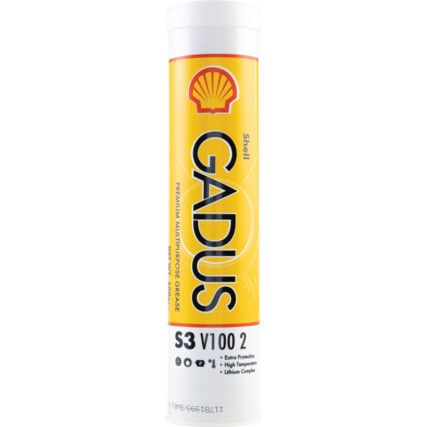 GADUS S3 V100 2, Multi-Purpose Grease, Cartridge, 400gm