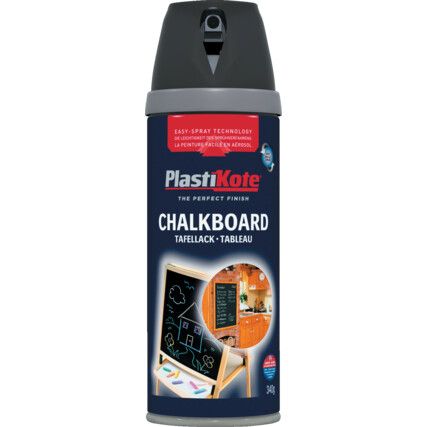 26001 Twist & Spray Black Chalkboard Aerosol - 400ml