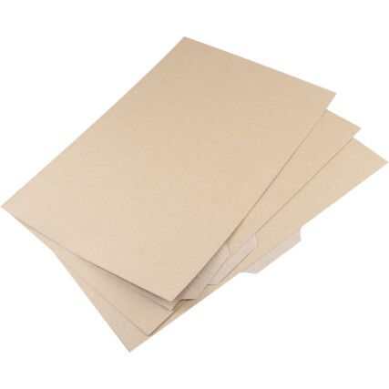 Tabbed Folders Foolscap Buff Pack of 100 KF01578