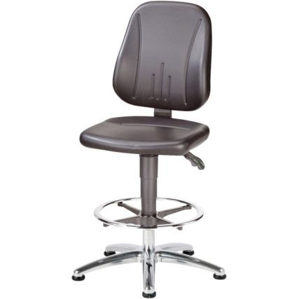 ESD Ergo Comfort High Workplace Chair with Castors & Footring