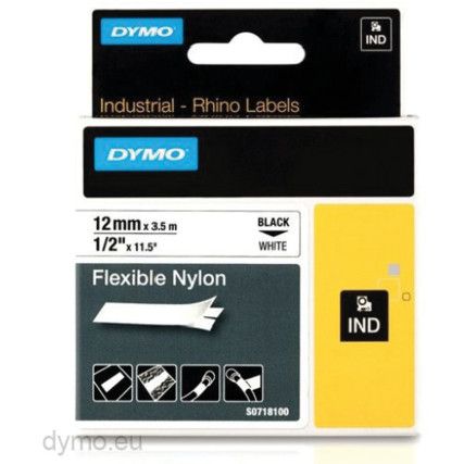 RHINO 12mm WHITE NYLON FLEXIBLE TAPE 18488