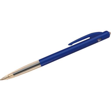 Clic, Ballpoint Pen, Blue, Retractable, Medium, 0.32mm Line Width, Non-Refillable, 50 Pack