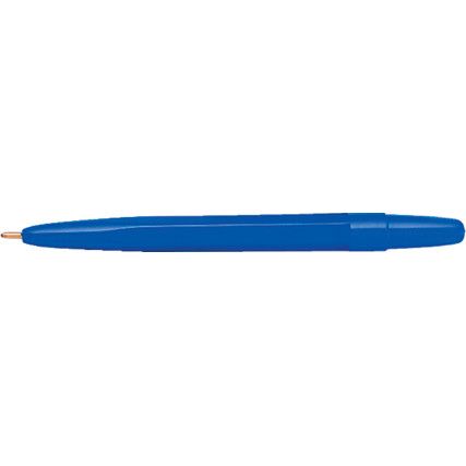 Mini/Bookie, Ballpoint Pen, Blue, Non-Retractable, Medium, 1mm Line Width, Non-Refillable, 144 Pack