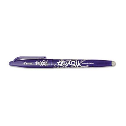 Frixion Ball Series, Rollerball Pen, Blue, Medium Tip Size, 0.7mm Line Width, Pack of 12