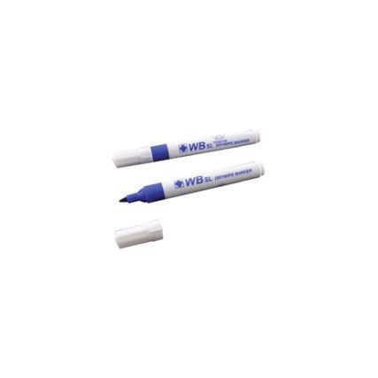 Whiteboard Marker, Blue, Medium, Chisel, Non-Retractable, 1 Pack