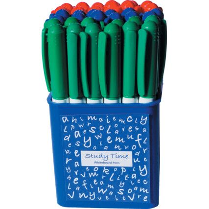 Whiteboard Marker, Assorted, Medium, Bullet, 36 Pack