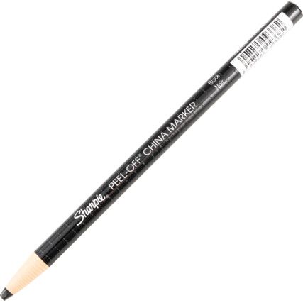 China Marker Pen, Black, Medium, Bullet, Non-Retractable, 12 Pack