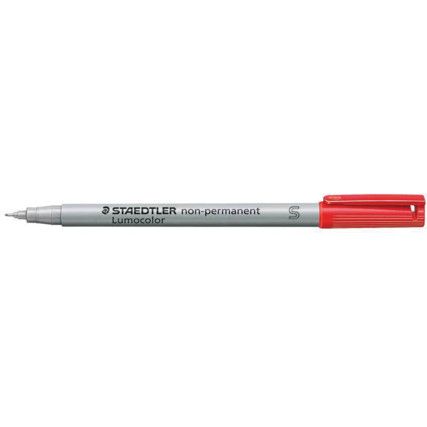 311 Lumocolor, OHP Marker Pen, Red, Fine, Bullet, Non-Retractable, 10 Pack