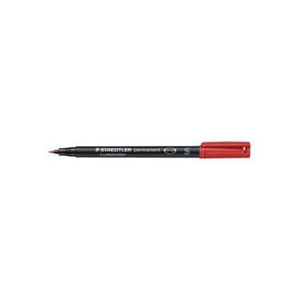 313 Lumocolor, OHP Marker Pen, Red, Fine, Bullet, Non-Retractable, 10 Pack