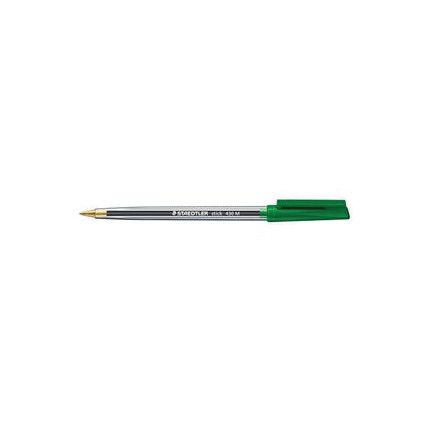 430, Ballpoint Pen, Green, Non-Retractable, Medium, 1mm Line Width, Non-Refillable, 10 Pack