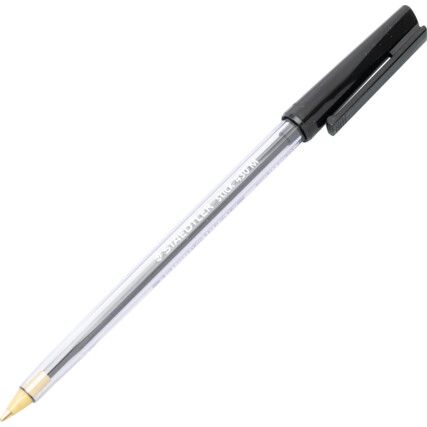 430 Series, Ballpoint Pen, Black, Medium Tip Size, 1mm Line Width, Pack of 10