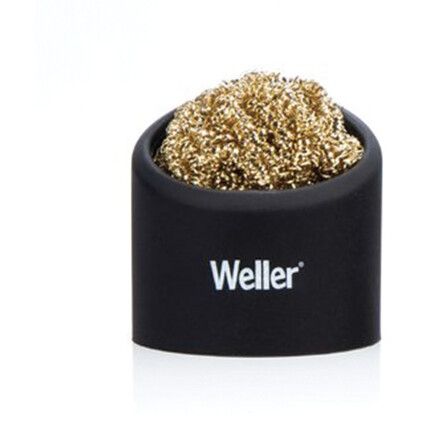 CLEANER, WELLER BRASS TIP WIRE SPONGE WITH SILICONE HOLDER