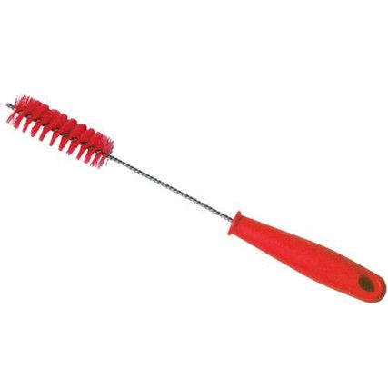 25mm Prem Med' Poly' Stainless Steel Tube Brush Red