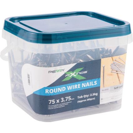 WIRE NAILS ROUND 75mm (2.5KG)