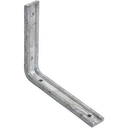 100mmx75mm GALVANISED FLUTED ANGLE BRACKET (PK-2)