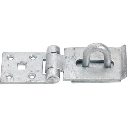 150mm SHORT PATTERN HEAVY HASP & STAPLE GALV