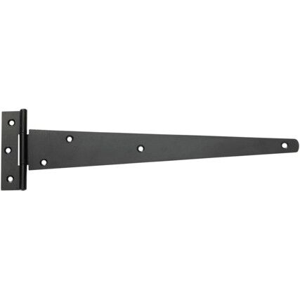 150mm LIGHT TEE HINGES BLACK (PR)