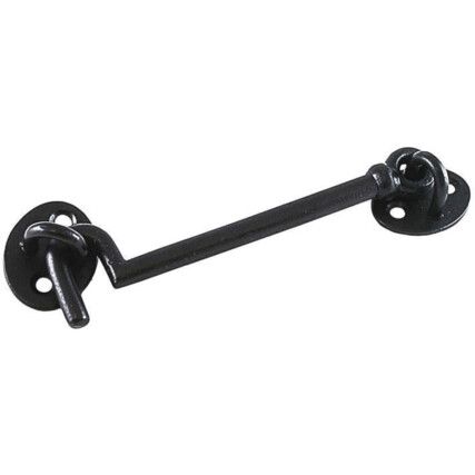 150mm CAST CABIN HOOK BLACK