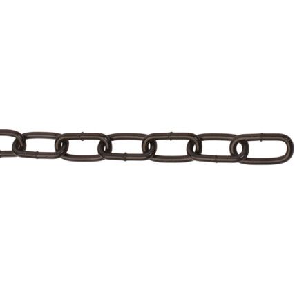 3mmx21mmx10M CHAIN SIDE WELD STR. LINK JAPANNED