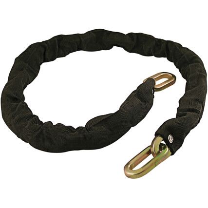 1200mmx10mm H/DUTY SECURITY CHAIN BLACK NYLON