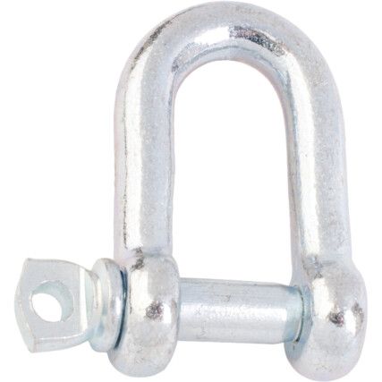 10mm DEE SHACKLE BZP-ELECTRO GALV(PK-2)