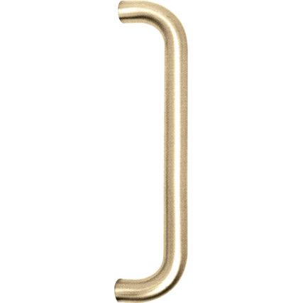 P.BRASS PULL HANDLE BOLT FIX 225x19mm