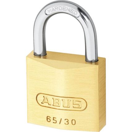 Keyed Padlock, Keyed Different, Brass, Bronze, 30mm Width, Weatherproof