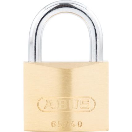 Keyed Padlock, Keyed Different, Brass, Bronze, 40mm Width, Weatherproof