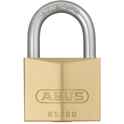 Keyed Padlock, Keyed Different, Brass, Bronze, 60mm Width, Weatherproof