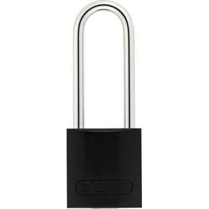 Keyed Padlock, Keyed Alike, Aluminium, Black, 32mm Width, Weatherproof