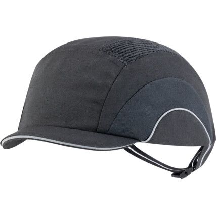 HardCap A1+™, Bump Cap, Black, Vented, Micro Peak, 53cm to 63cm